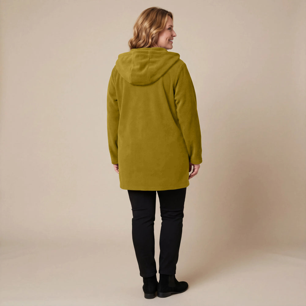 Fleece jas halflang met capuchon en zakken – Boris Industries