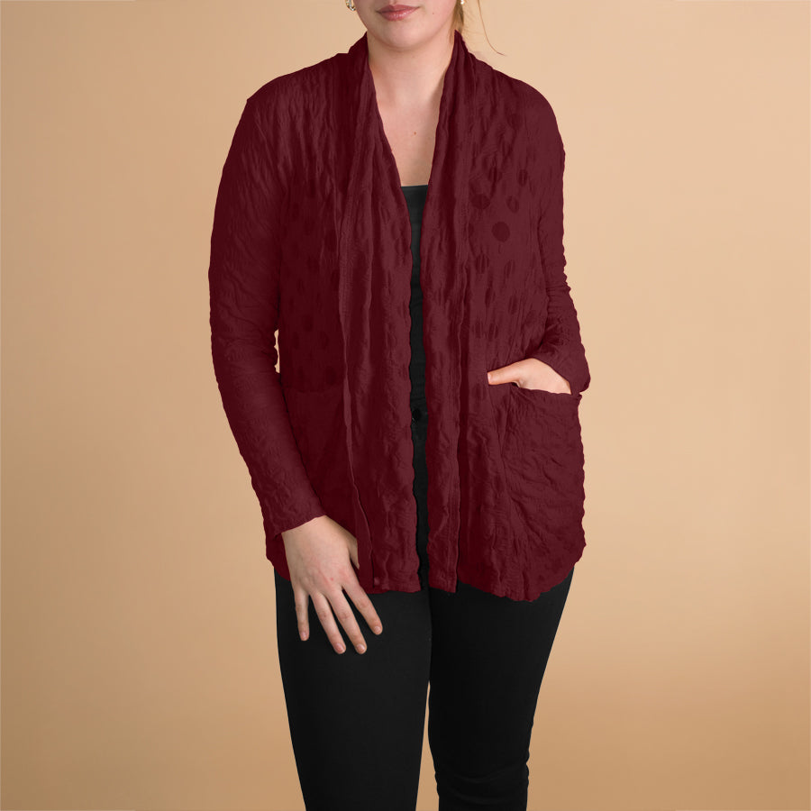 Vest met Zakken Balletjesstof - Boris Industries