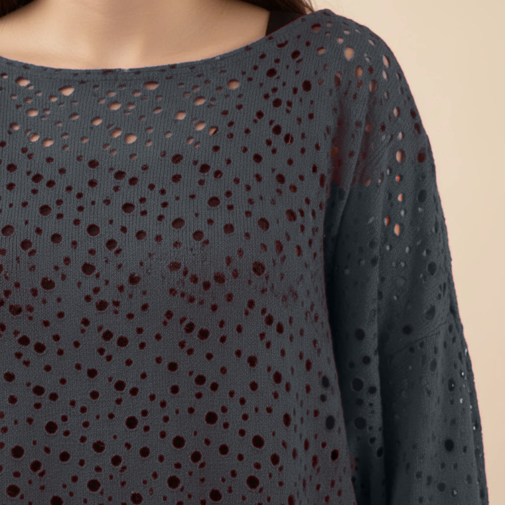 Boris Industries Oversized Skjorte med Hull