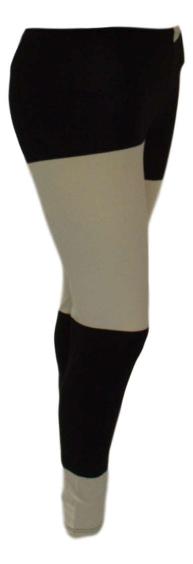 Legging Met Geblokt Motief In Elastische Katoen – Boris Industries