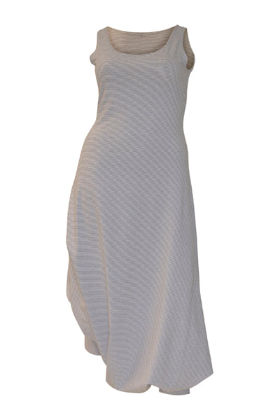 Boris Industries jumpsuit zonder mouwen van zacht elastisch katoen met laag kruis en halsopening, verkrijgbaar in maten 1 (36/38) tot 5 (52/54) van Boris Mode.