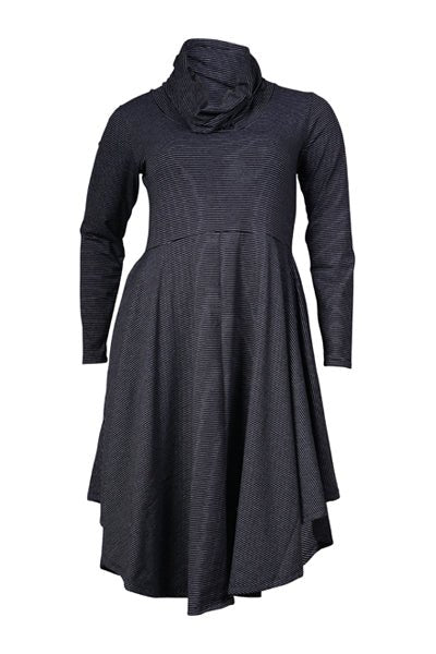 Boris Industries Kjole med Sirkelskjørt og Krage