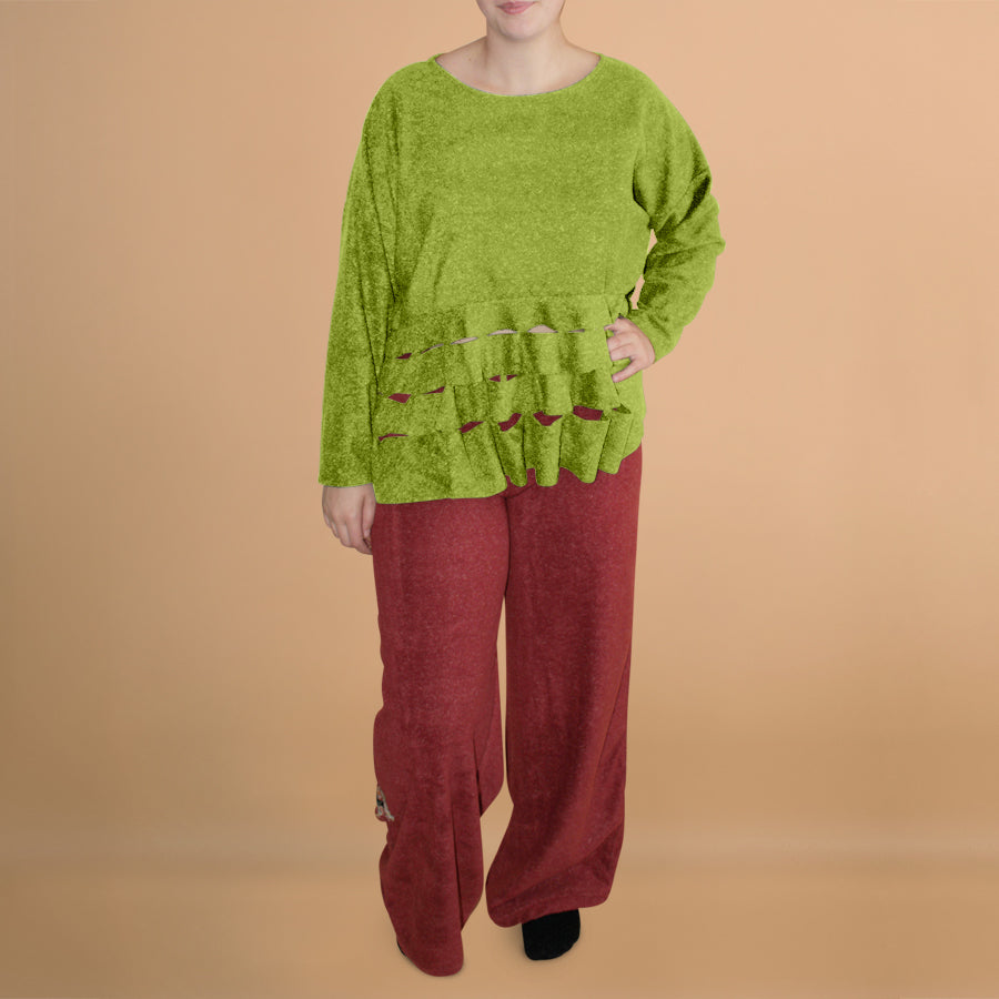 Trui Cirkel Insnijdingen Fleece - Boris Industries