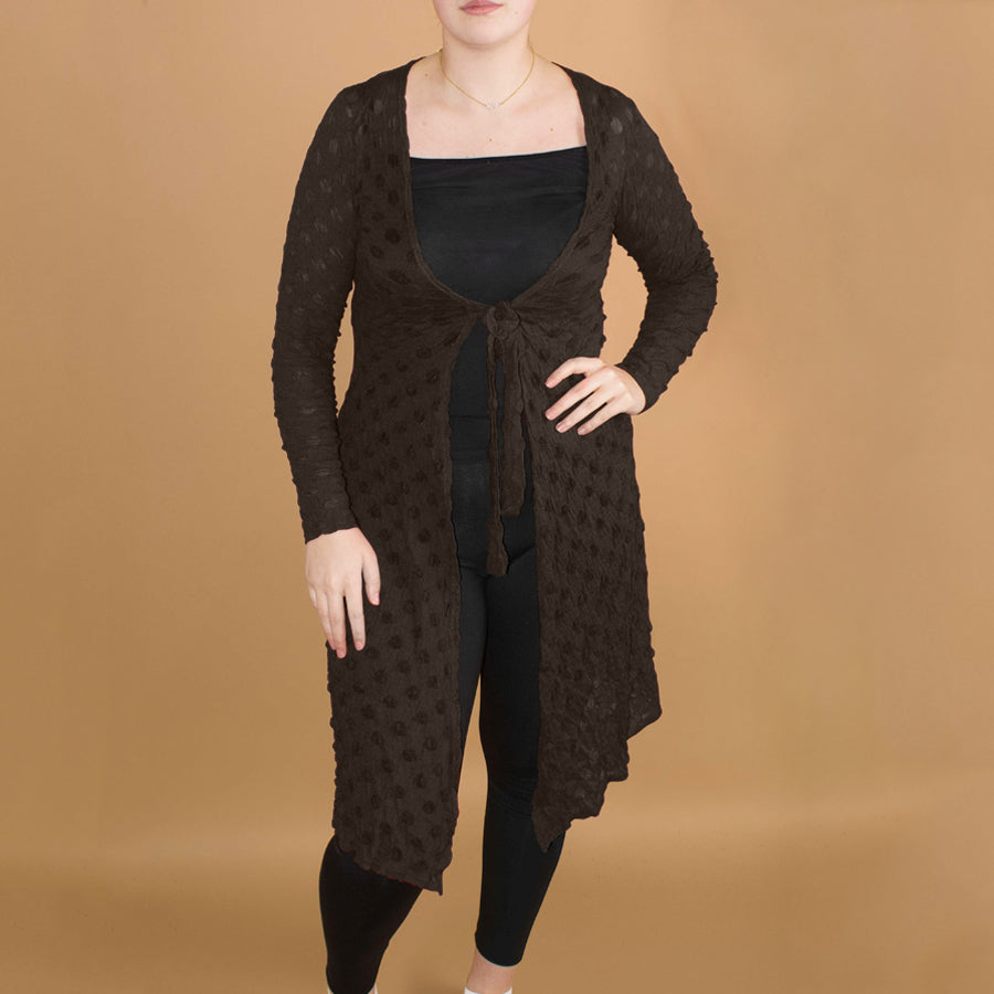 Lang Opengewerkt Mesh Vest Met Voorpunten – Boris Industries