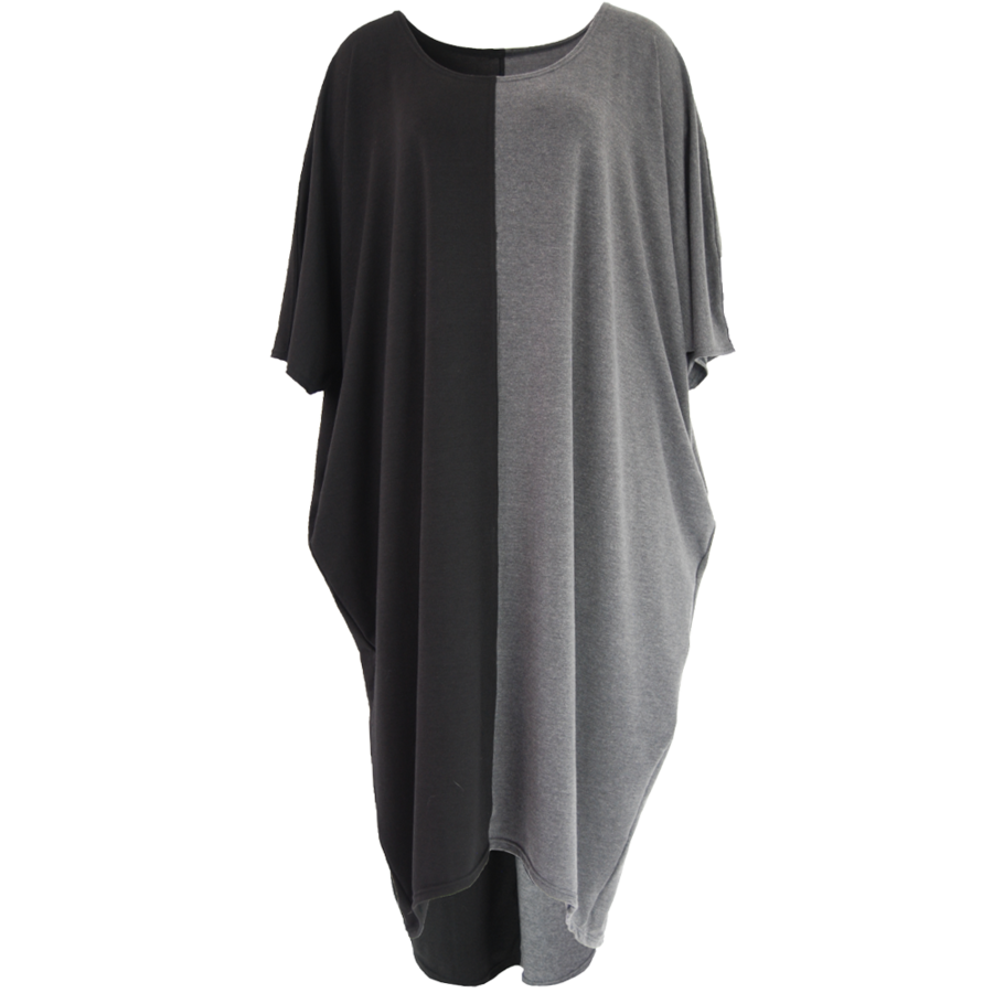 Lange wijde lyocell tuniek met zakken – Boris Industries