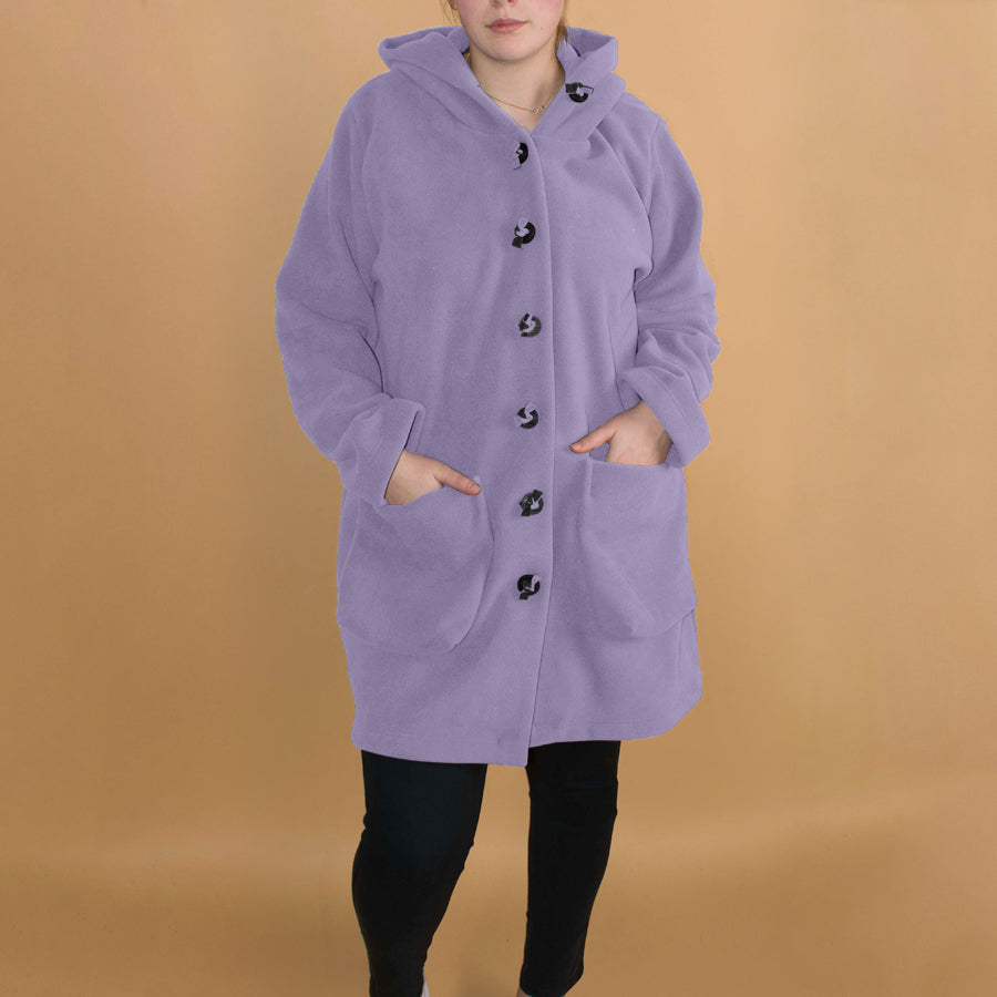 Halflange Fleece Jas Met Capuchon – Boris Industries