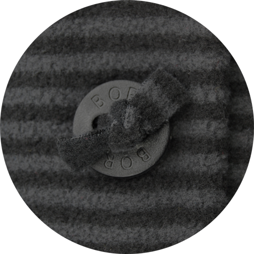 Fleece jasje met smockkraag, kort model – Boris Industries