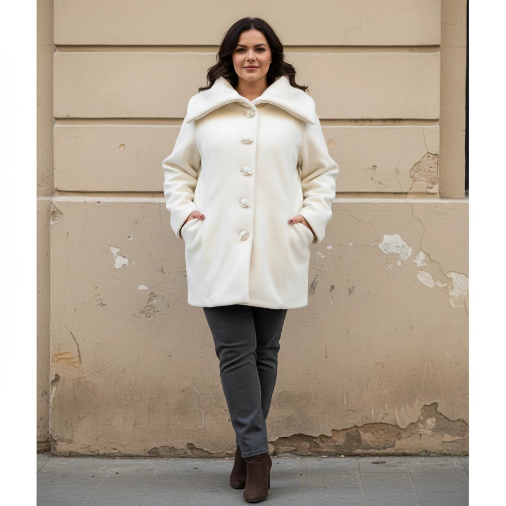 Korte fleece jas met kraag – Boris Industries