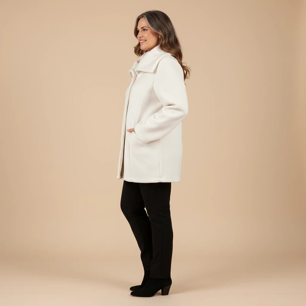 Korte fleece jas met kraag – Boris Industries