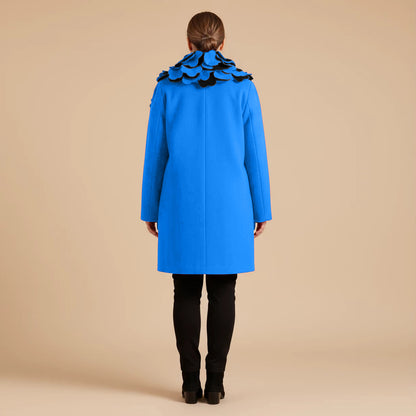 Boris Industries Giacca Larga Collo a Fiori