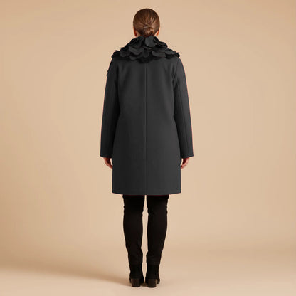 Boris Industries Giacca Larga Collo a Fiori