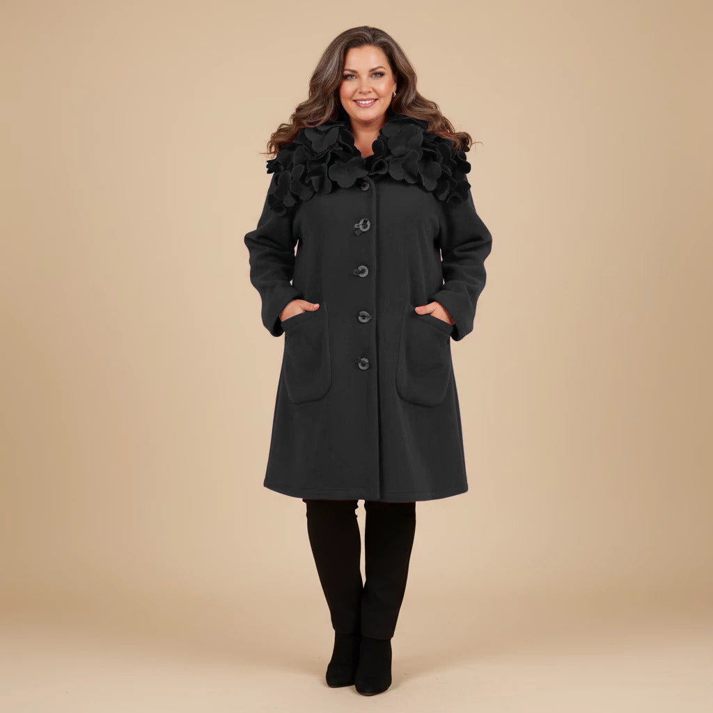 Boris Industries Giacca Larga Collo a Fiori