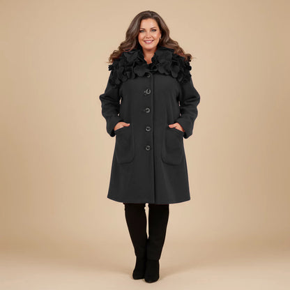 Boris Industries Giacca Larga Collo a Fiori