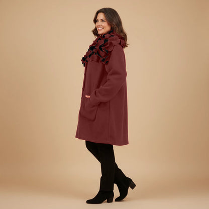 Boris Industries Giacca Larga Collo a Fiori