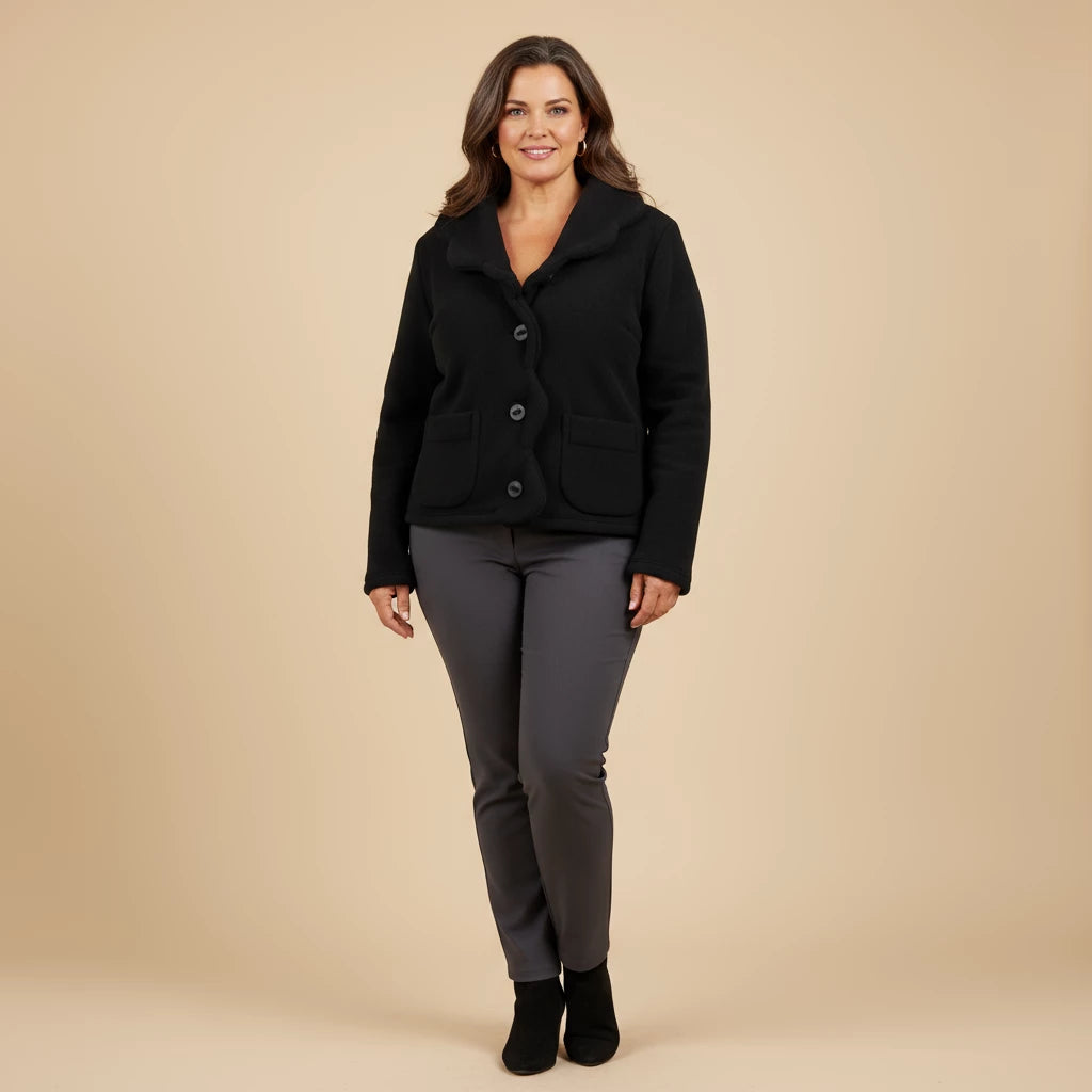 Kort Fleece Jasje Schulpkraag – Boris Industries