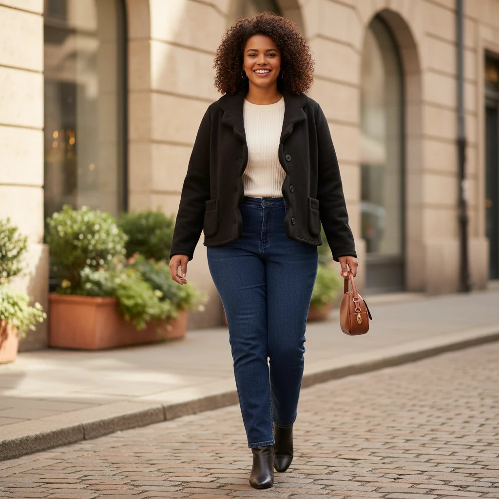 Kort Fleece Jasje Schulpkraag – Boris Industries