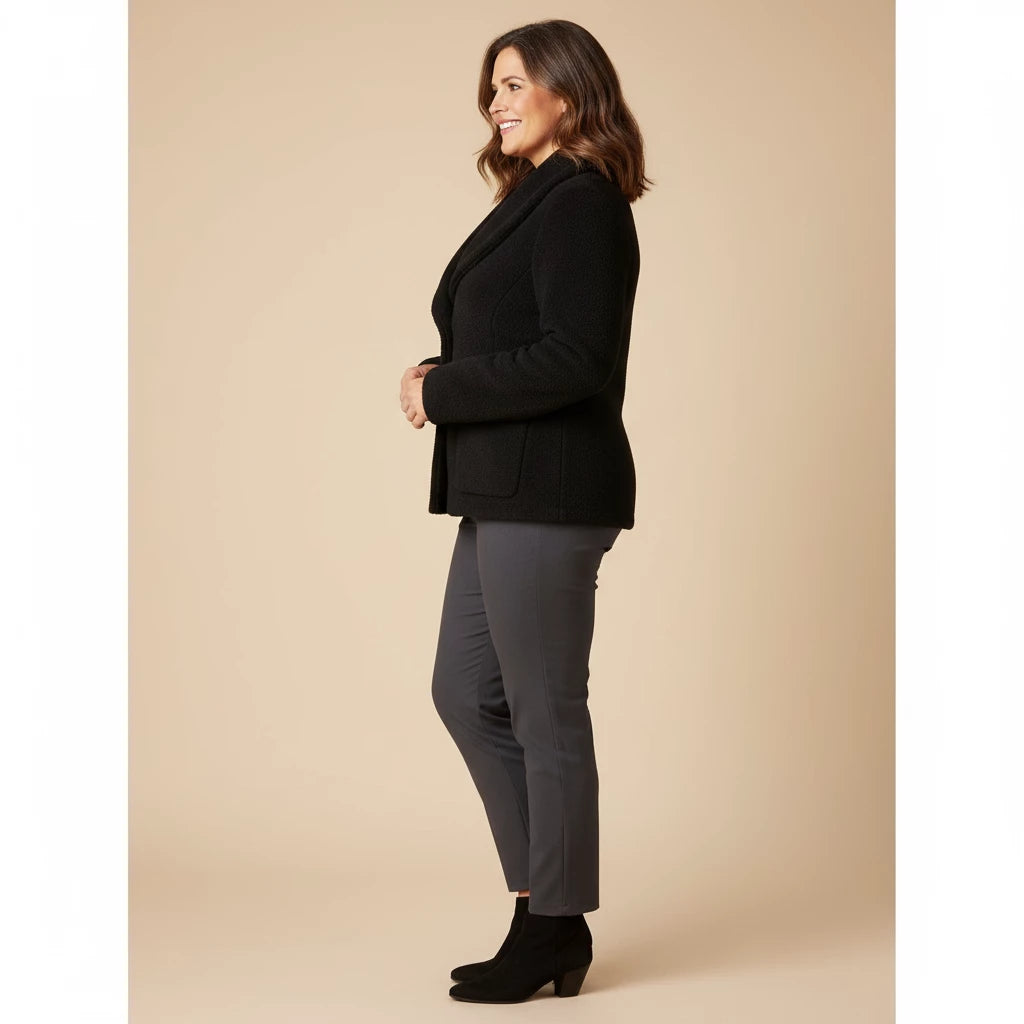 Kort Fleece Jasje Schulpkraag – Boris Industries