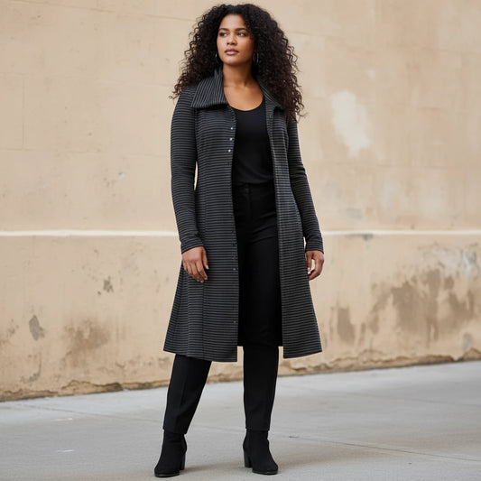 Lang vest met drukknopen – Boris Industries