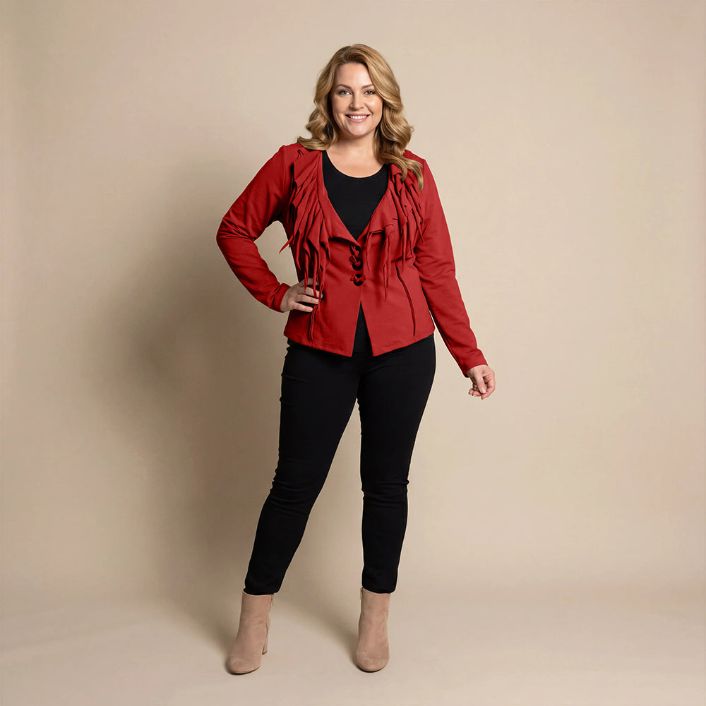 Boris Industries Giacca Corto con Collo a Rollo