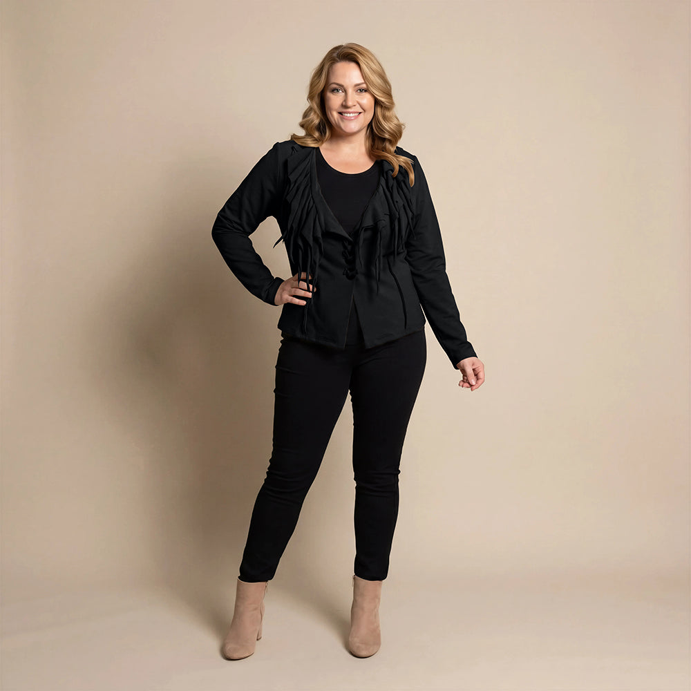 Boris Industries Giacca Corto con Collo a Rollo