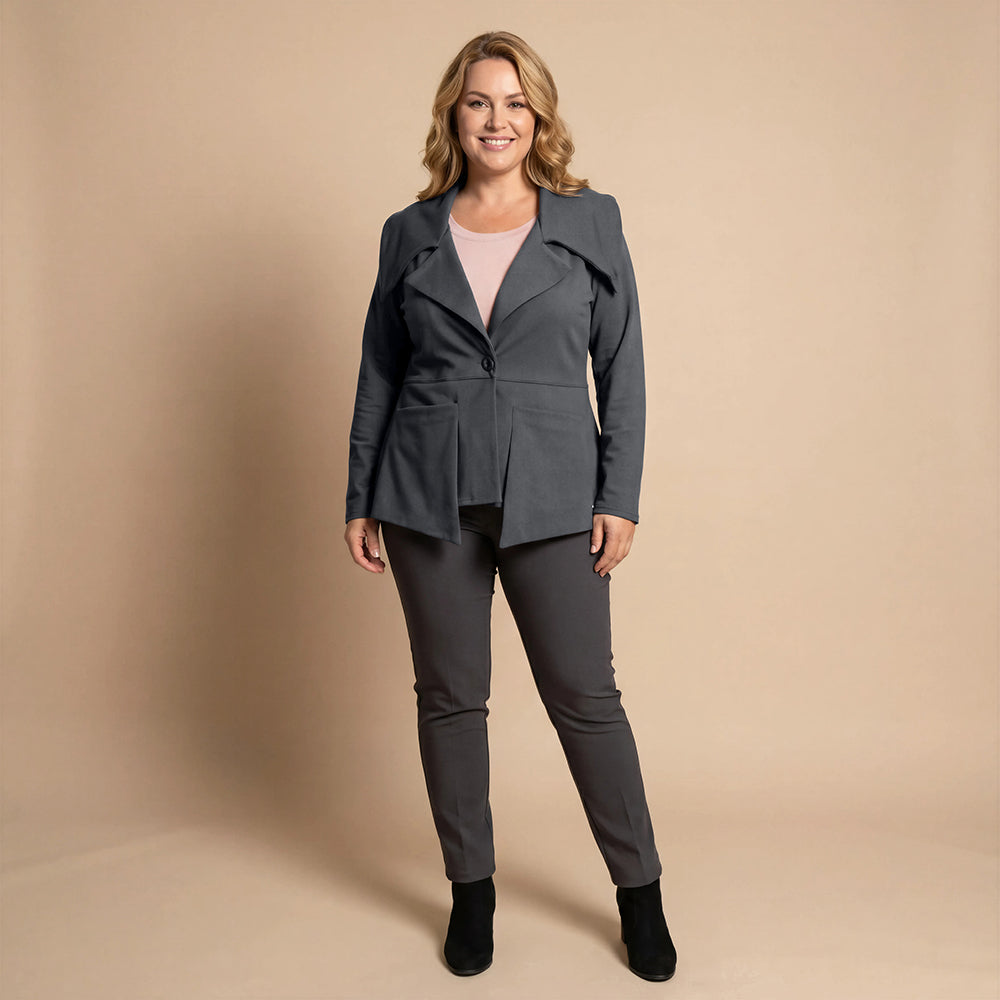 Boris Industries Giacca Scollo Alto con Collo Grande