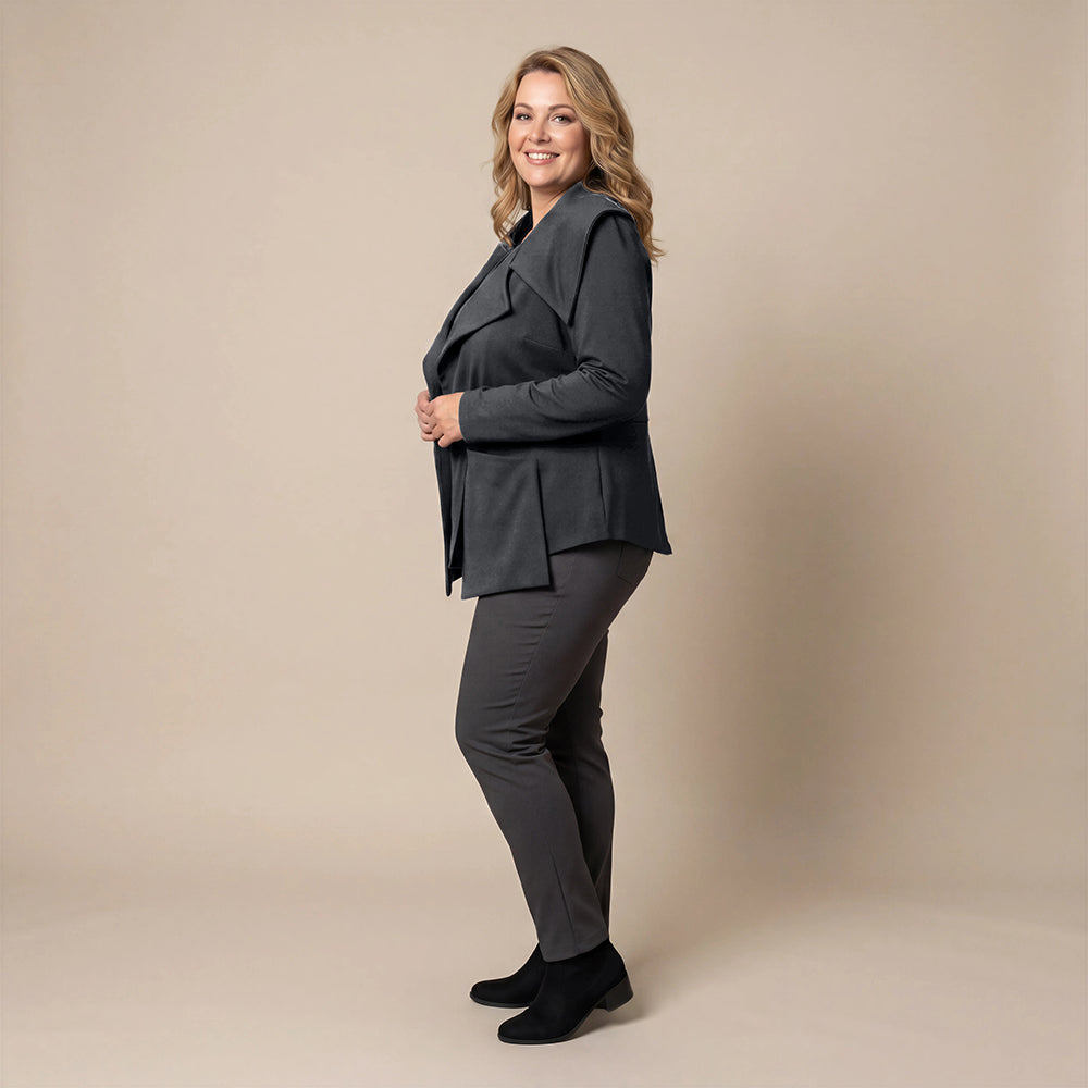 Boris Industries Giacca Scollo Alto con Collo Grande