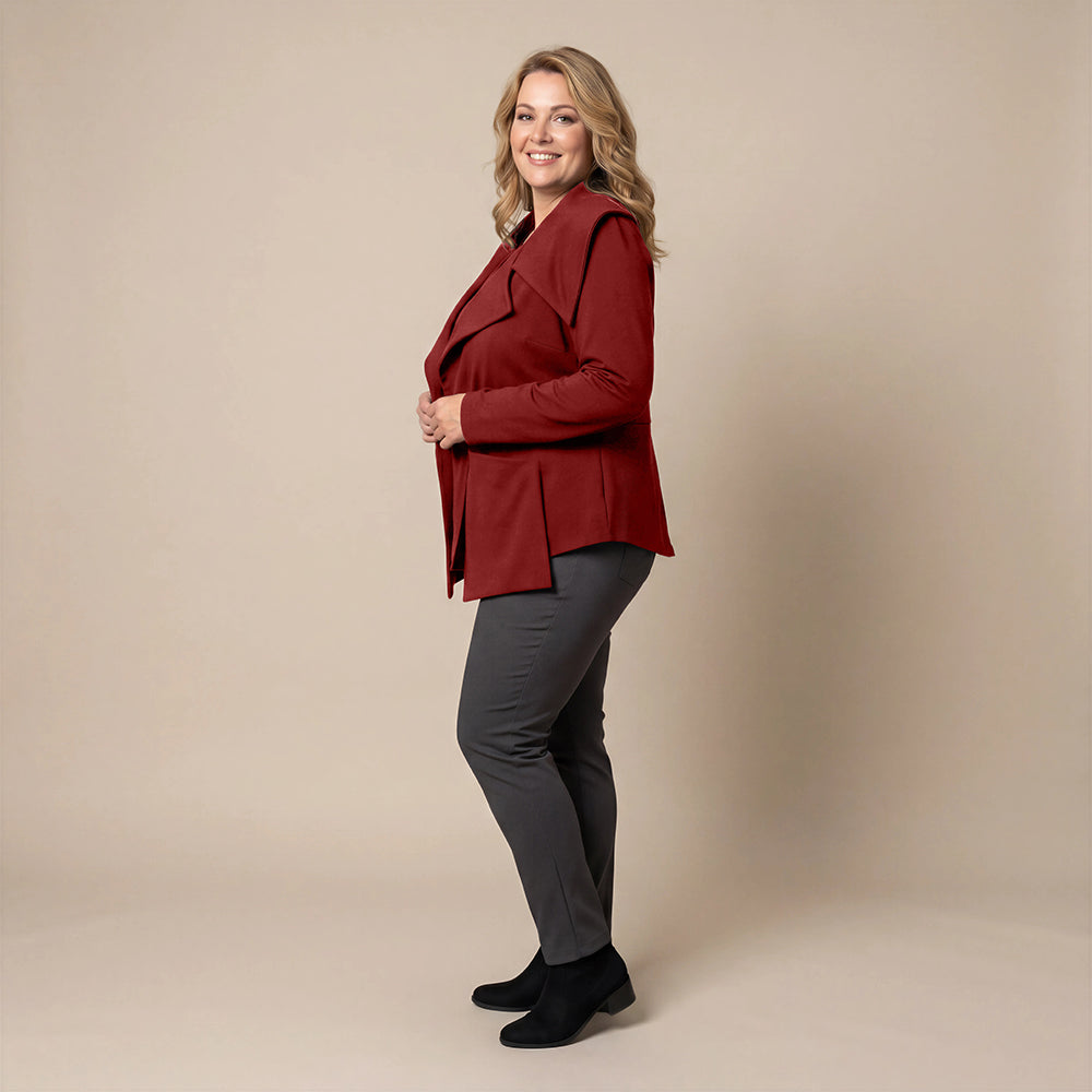 Boris Industries Giacca Scollo Alto con Collo Grande