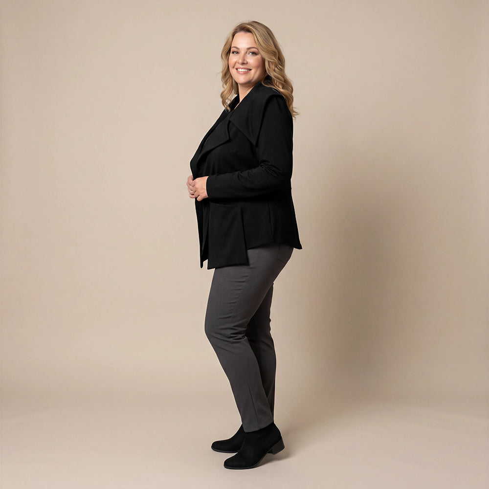 Boris Industries Giacca Scollo Alto con Collo Grande