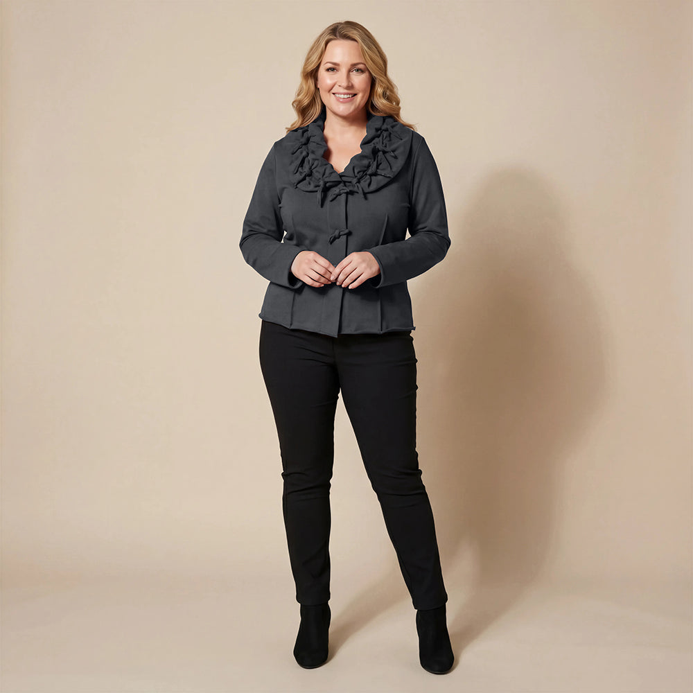 Boris Industries Giacca con Collo a Bottoni