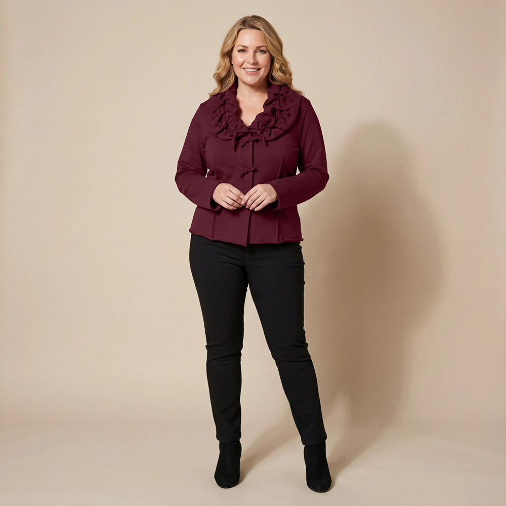 Boris Industries Giacca con Collo a Bottoni