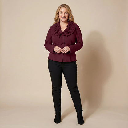 Boris Industries Giacca con Collo a Bottoni