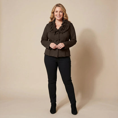 Boris Industries Giacca con Collo a Bottoni