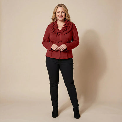 Boris Industries Giacca con Collo a Bottoni