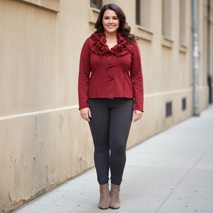 Getailleerd Jasje Met Knoopkraag – Boris Industries