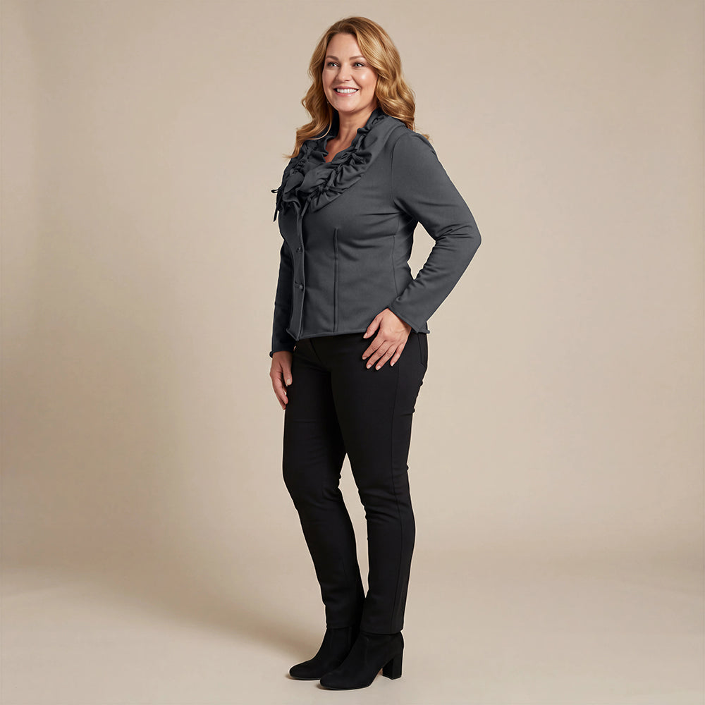 Boris Industries Giacca con Collo a Bottoni