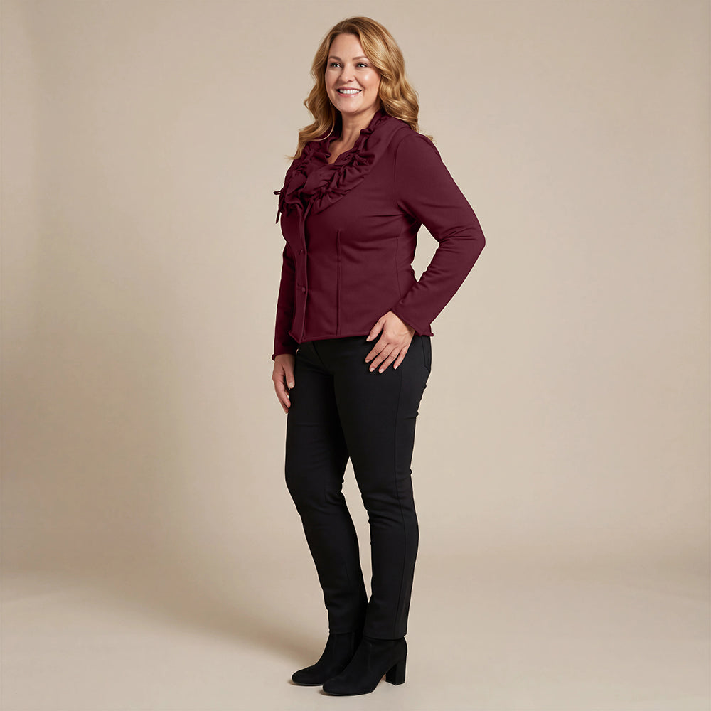 Boris Industries Giacca con Collo a Bottoni