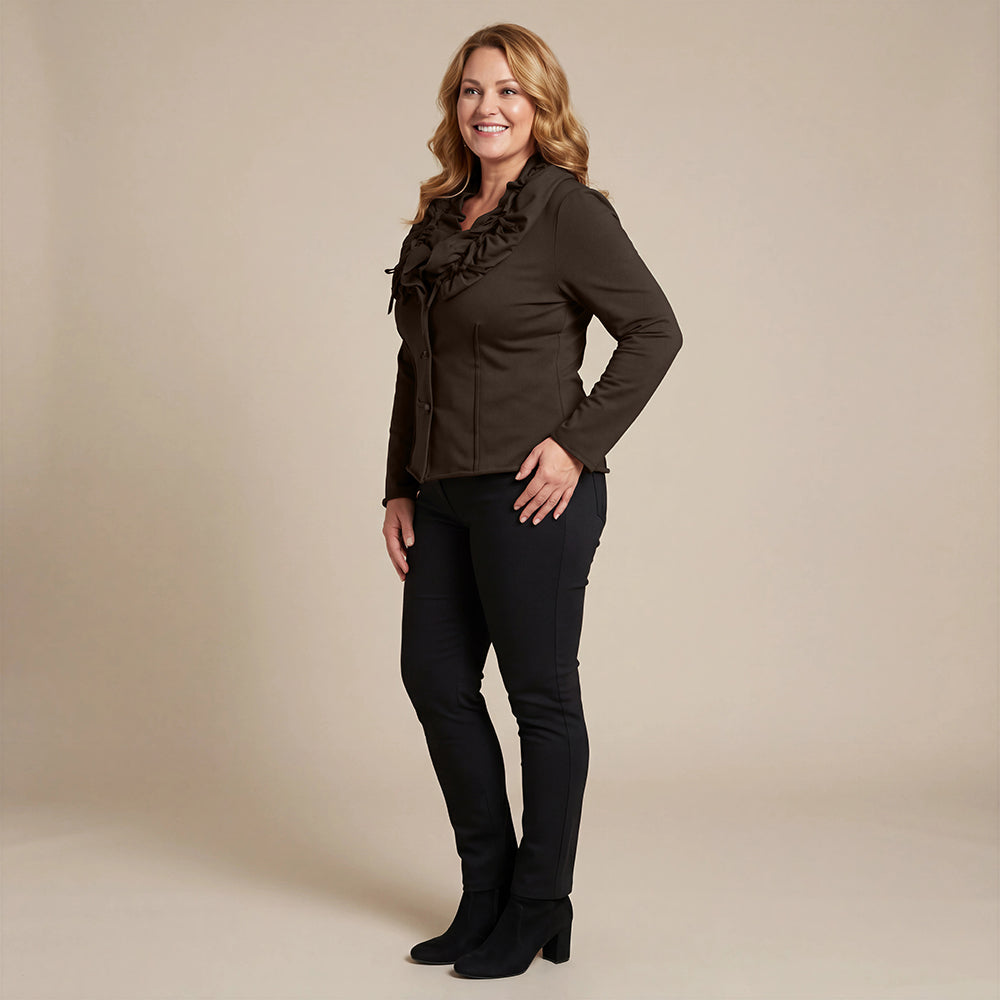 Boris Industries Giacca con Collo a Bottoni