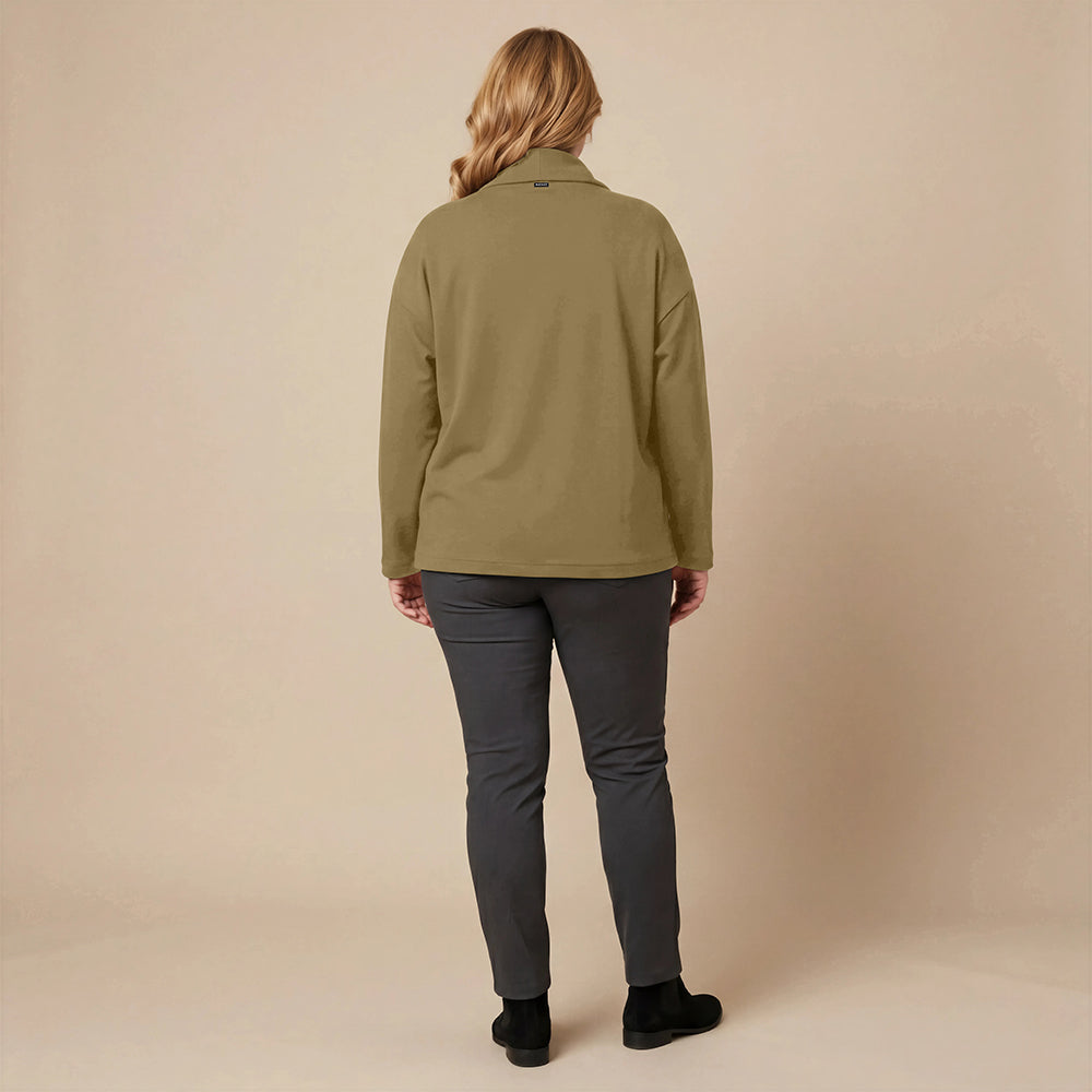 Weite, spitze Weste mit Doppelkragen – Boris Industries