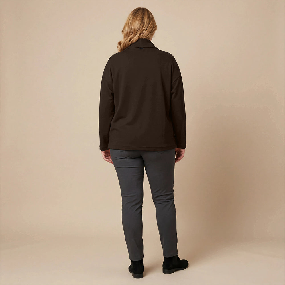 Weite, spitze Weste mit Doppelkragen – Boris Industries