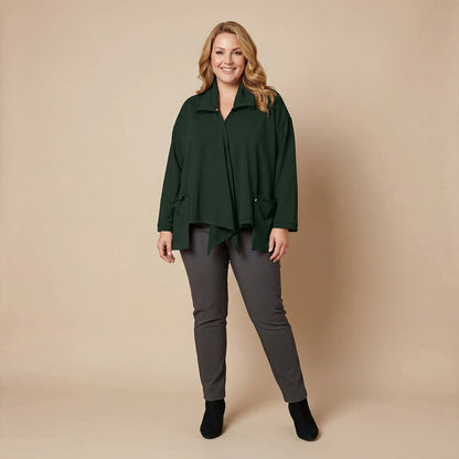 Weite, spitze Weste mit Doppelkragen – Boris Industries