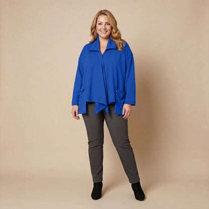 Weite, spitze Weste mit Doppelkragen – Boris Industries