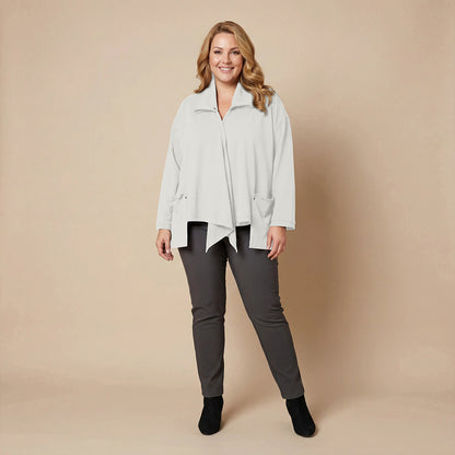 Weite, spitze Weste mit Doppelkragen – Boris Industries