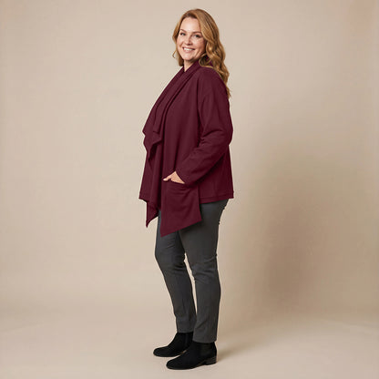 Weite, spitze Weste mit Doppelkragen – Boris Industries