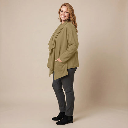 Weite, spitze Weste mit Doppelkragen – Boris Industries