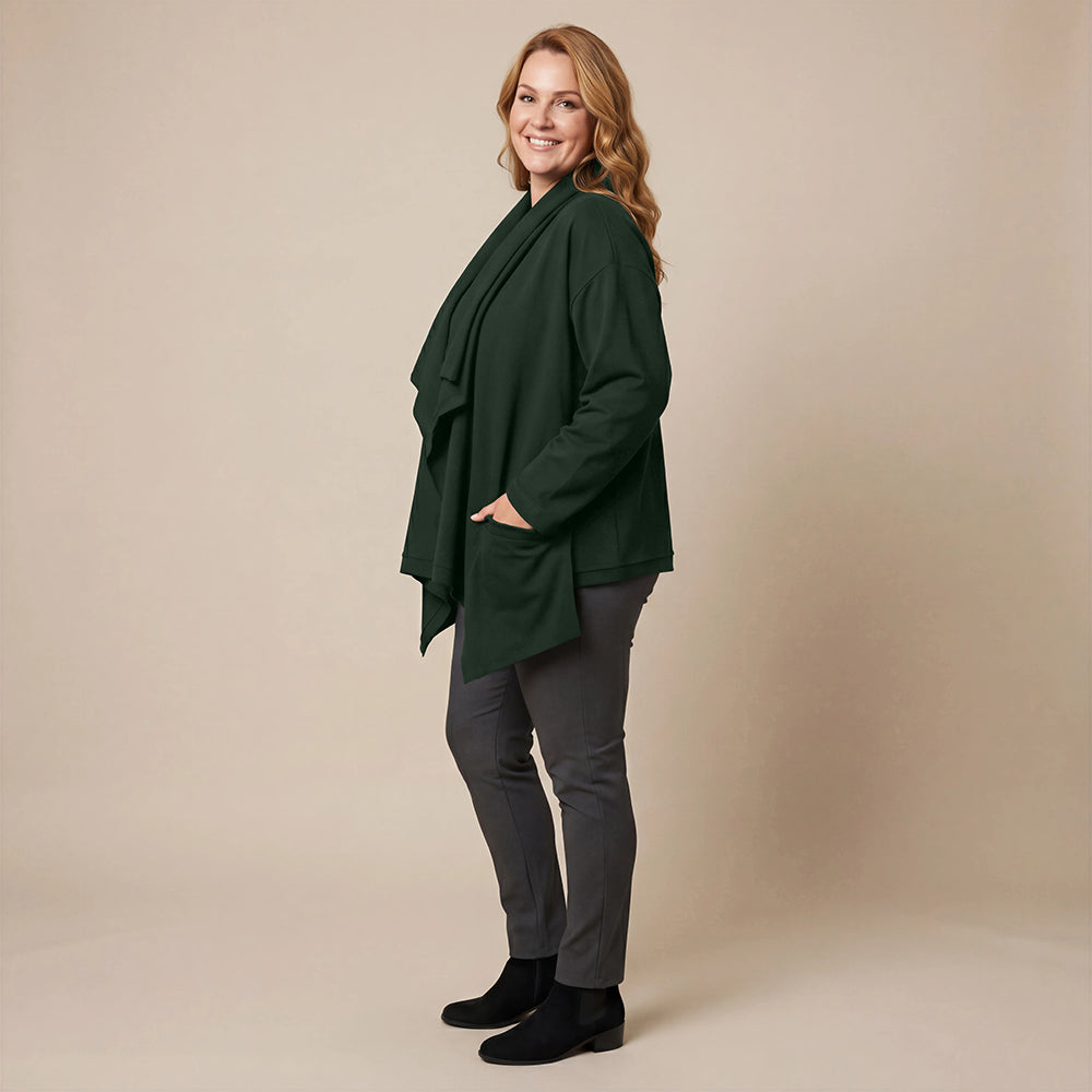 Weite, spitze Weste mit Doppelkragen – Boris Industries