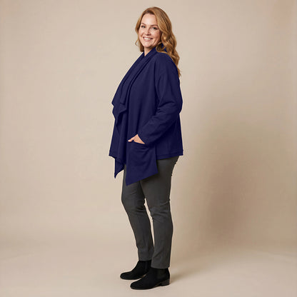 Weite, spitze Weste mit Doppelkragen – Boris Industries