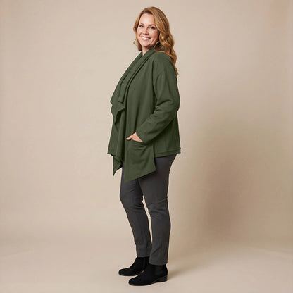 Weite, spitze Weste mit Doppelkragen – Boris Industries