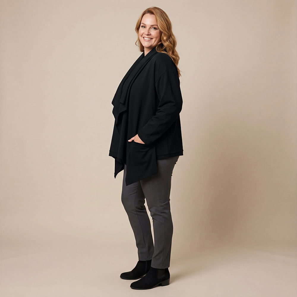 Weite, spitze Weste mit Doppelkragen – Boris Industries