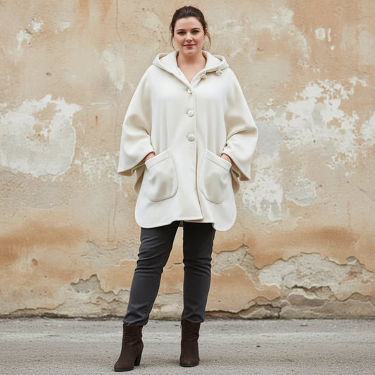 Fleece Cape Met Capuchon – Boris Industries