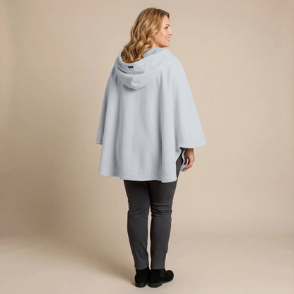 Boris Industries Fleece Poncho med hette